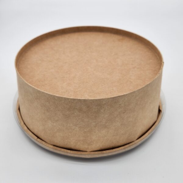 Saladier rond en carton kraft brun 1300 ml – Image 3